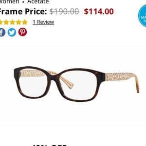 Coach eye glasses